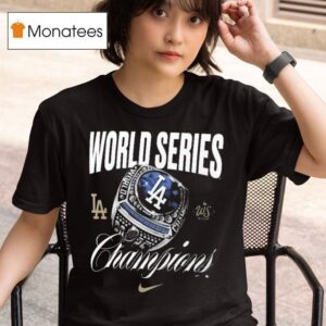 Los Angeles Dodgers World Series Champions Ring T Shirt
