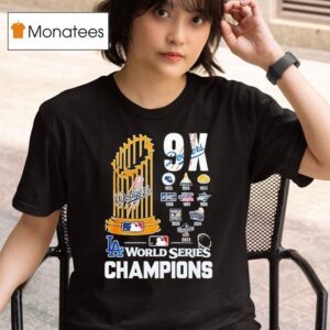 Los Angeles Dodgers X World Series Champions T Shirt
