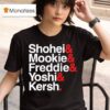 Los Angeles Dodgers Ampersand Stars Shohei Mookie Freddie Yoshi And Kersh T Shirt
