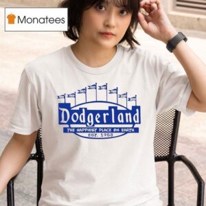 Los Angeles Dodgers Dodgerland The Happiest Place On Earth Champions T Shirt
