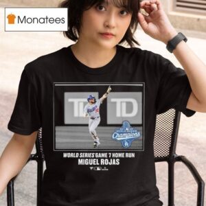 Los Angeles Dodgers Miguel Rojas World Series Champions Momen T Shirt