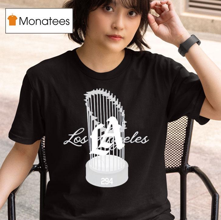 Los Angeles Dodgers World Champs Trophy T Shirt