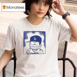 Los Angeles Dodgers Yoshinobu Yamamoto Chibi Anime Style Name And Number T Shirt