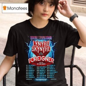Lynyrd Skynyrd Double Trouble Vision Tour North America T Shirt