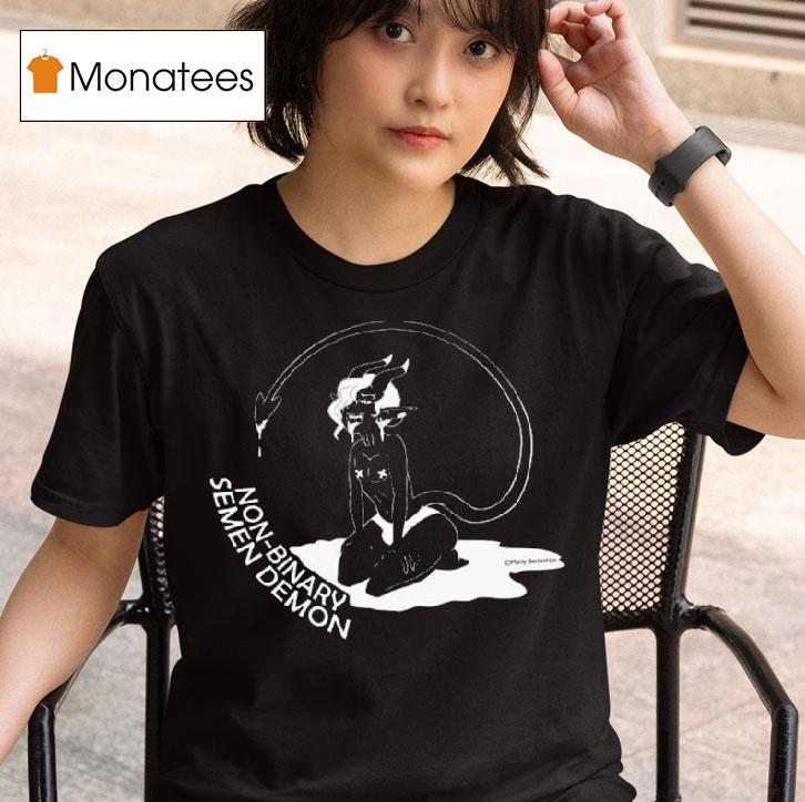 Manly Battleships Non Binary Semen Demon T Shirt