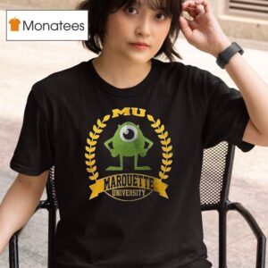 Marquette University X Monsters University Cartoon T Shirt