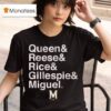 Maryland Basketball Queen Reese Rice Gillespie Miguel T Shirt