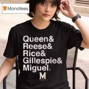 Maryland Basketball Queen Reese Rice Gillespie Miguel T Shirt