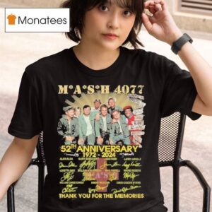 Mash Th Anniversary Thank You For The Memories Signatures T Shirt