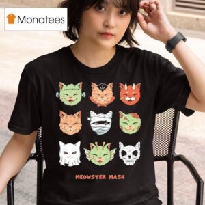 Meowster Mash Halloween T Shirt