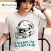 Miami Dolphins Anti Social Social Club Helme T Shirt