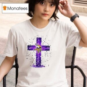 Minnesota Vikings I Can Do All Things Through Chris Cross T Shirt