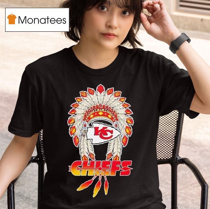 Native American X Kansas City Chiefs Baseball Logo T Shirt