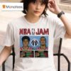 Nba Jam Wizards Johnson And Alex Sarr Players T Shirt