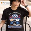 New York Giants Th Anniversary Snoopy And Charlie Brown High Figh T Shirt