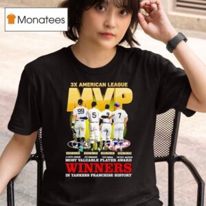 New York Yankees X American League Mvp In Ny History T Shirt