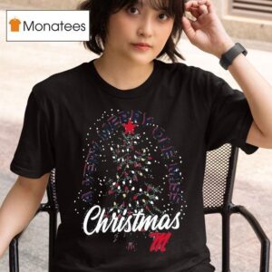 Ole Miss Rebels A Merry Christmas Tree T Shirt
