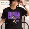 Olivia Miles Name Pose Tcu Frogs T Shirt