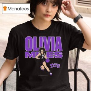 Olivia Miles Name Pose Tcu Frogs T Shirt