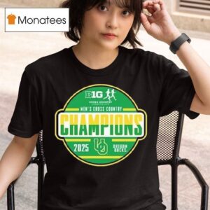 Oregon Ducks Big Ten Men S Cross Country Champions T Shirt