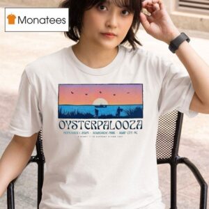 Oysterpalooza A Benefit Support Ocean Fest Nov Surf City Nc T Shirt