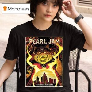 Pearl Jam Atlanta Georgia Night With Dead Pioneers At Usa State Farm Arena On May Dark Matter World Tour The Gengar Witch T Shirt