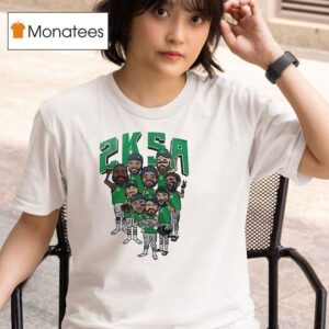 Philadelphia Eagles K Sa How Bout Them Boys Upfront Team Caricature T Shirt