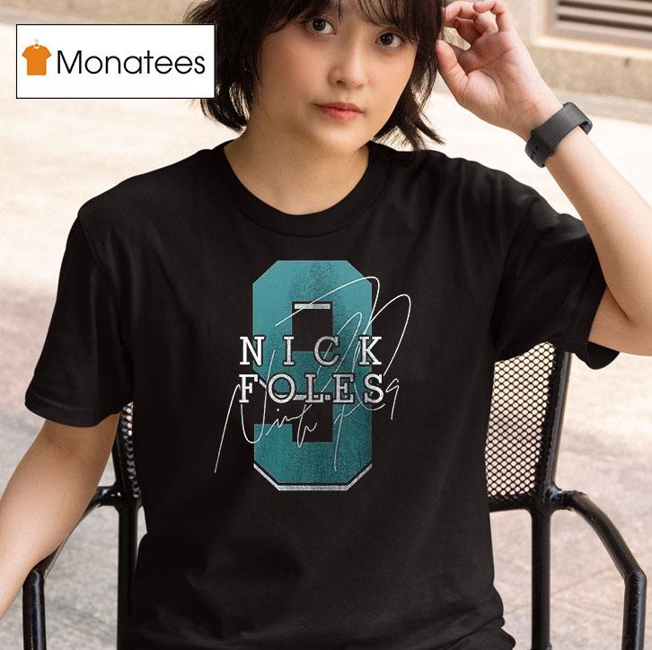 Philadelphia Eagles Nick Foles Graphic Signature T Shirt