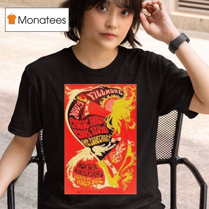 Pink Floyd Truncated First Us Tour San Francisco T Shirt