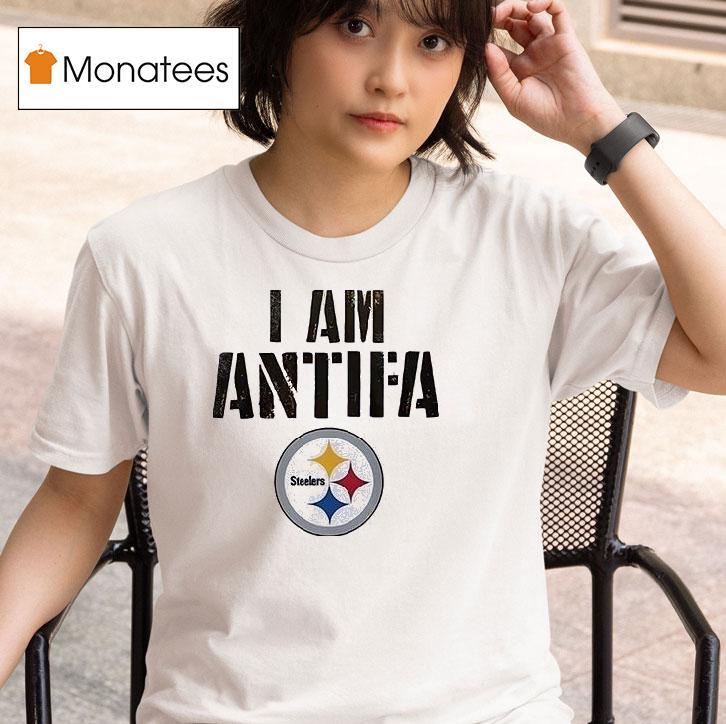 Pittsburgh Slers I Am Antifa Against Fascism T Shirt