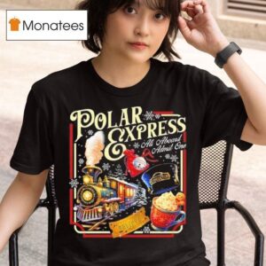 Polar Express All Aboard Admit One Christmas T Shirt