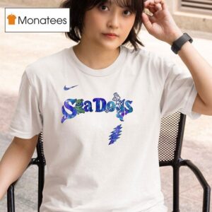 Portland Sea Dogs Grateful Dead Th Anniversary Logo T Shirt