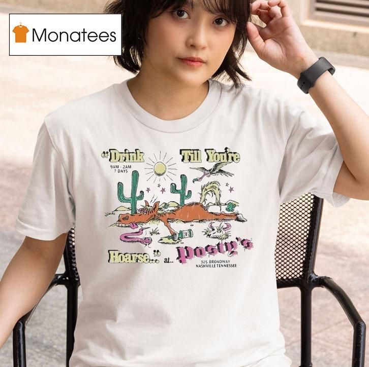 Post Malone Drink Till You Re Hoarse Posty S T Shirt