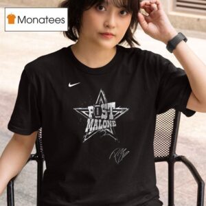 Post Malone X Dallas Cowboys Red Kettle Kickoff Signature T Shirt