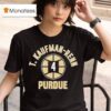 Purdue Basketball Trey Kaufman Renn Name Number Ball T Shirt