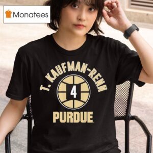 Purdue Basketball Trey Kaufman Renn Name Number Ball T Shirt