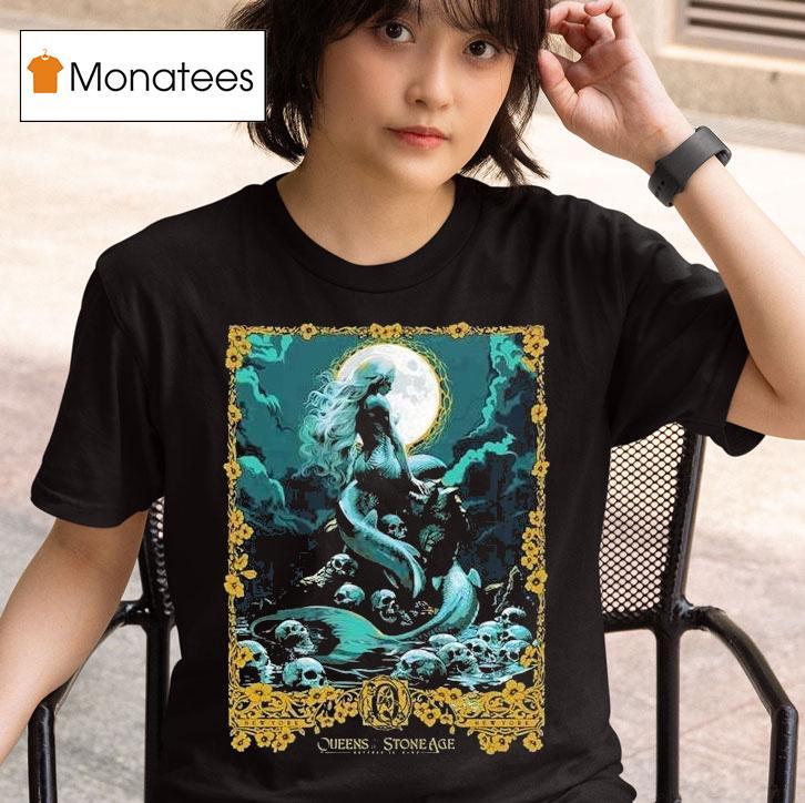 Queens Of The Stone Age New York At Beacon Theatre On October The Death Mermaid T Shirt