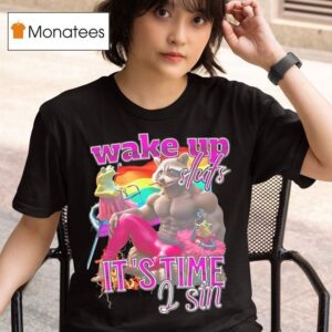 Raccoon Frog Wake Up Sluts It S Time I Sin Queer Pride T Shirt