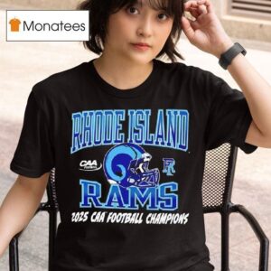 Rhode Island Rams Caa Football Chsmpions T Shirt