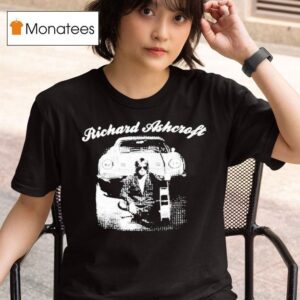 Richard Ashcroft Guitar Car Vintage T Shirt
