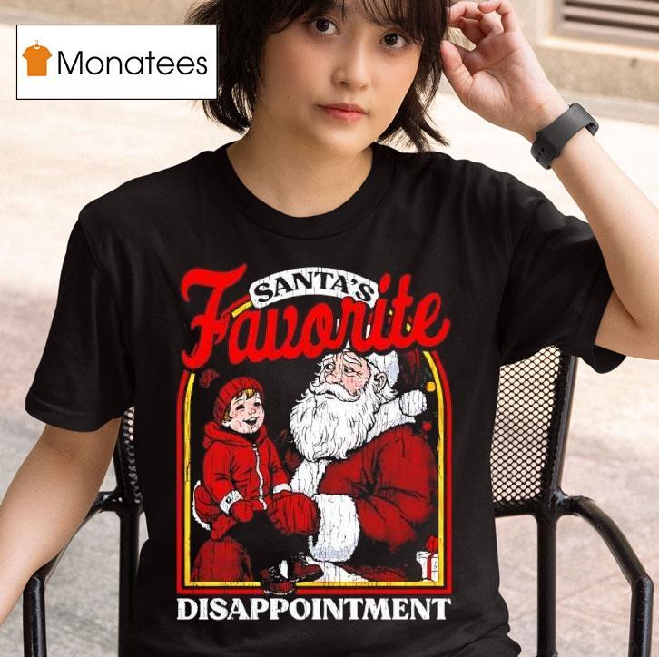 Santa S Favorite Disappointment Graphic T Shirt