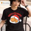 Santa S Little Napper Cute Christmas Funny Ca T Shirt