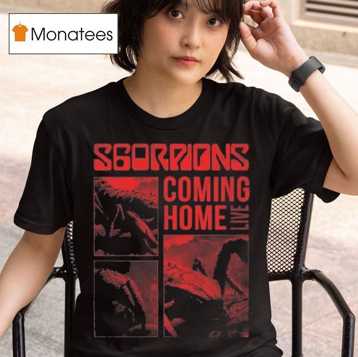 Scorpions Coming Home Live Collage T Shirt
