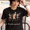 Skeleton Pizzle Yanked T Shirt