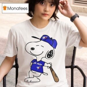 Snoopy Toronto Blue Jays X The Peanuts Fan Mlb T Shirt