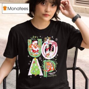 Squirrel Universal Studios Lightin Up The Holidays Christmas T Shirt