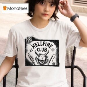 Stranger Things Hellfire Lives Scribble T Shirt