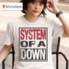 System Of A Down Triple Stack Box T Shirt