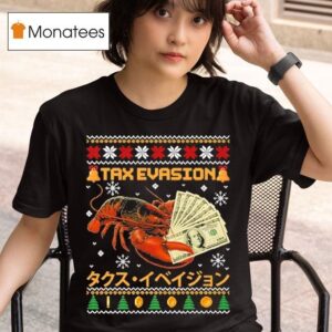 Tax Evasion Lobster Ugly Christmas T Shirt