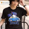 Tennessee Titans X Snoopy And Woodstock Drive Car T Shirt